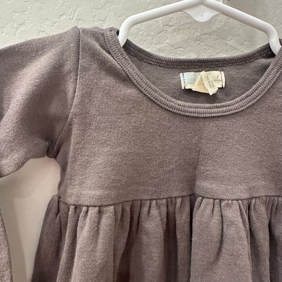 Peek Little Peanut Grey Long Sleeve Dress - Picture 3 of 6